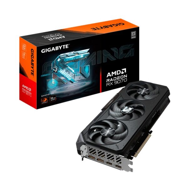 TARJETA GRÁFICA GIGABYTE RX9070 GAMING 16G DD6 GV-R9070GAMING-16GD