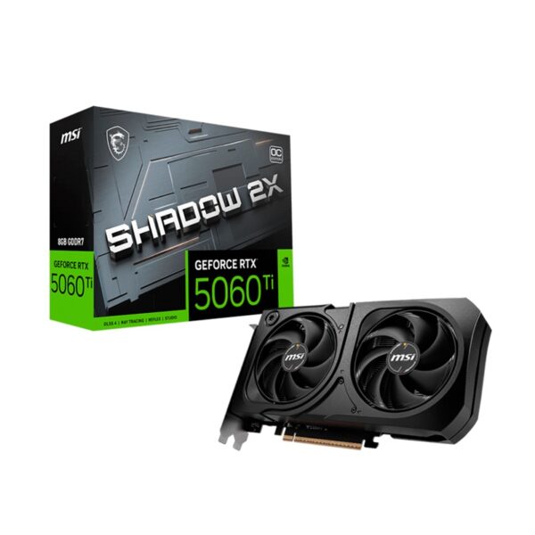 TARJETA GRÁFICA MSI RTX5060TI SHADOW 2X 8G OC PLUS DD7 912-V536-035