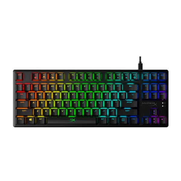TECLADO USB GAMER HYPERX 4P5P2AA ABA ALLOY O. CORE MEC BLUE/ING/RGB