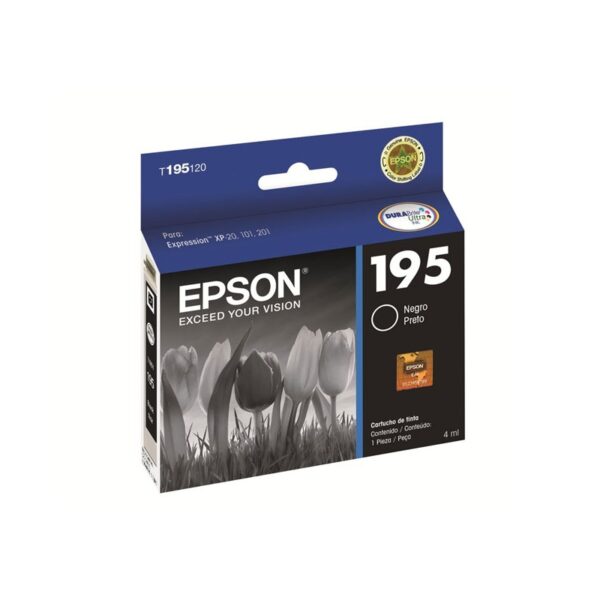 TINTA EPSON T195 120 NEGRO XP-20/XP-101/XP-2XX T195120-AL 4ML