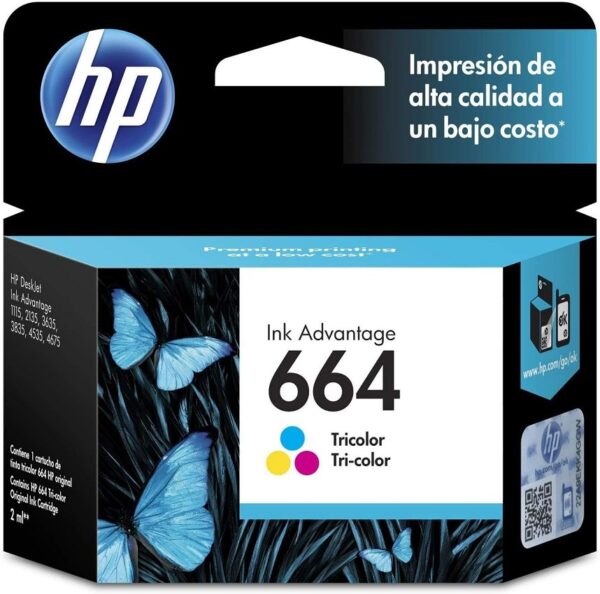 TINTA HP F6V28AL 664 COLOR