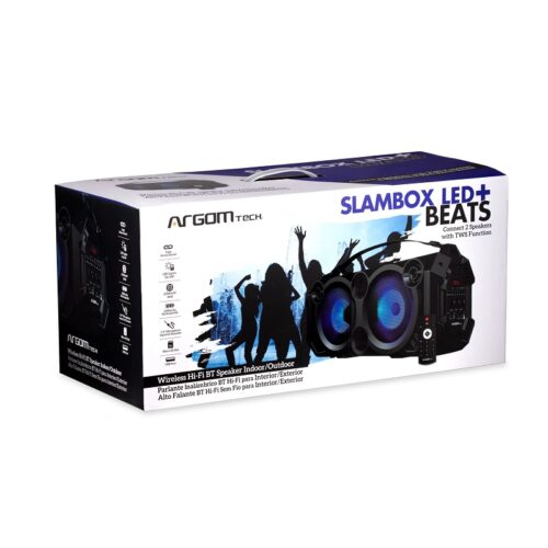 PARLANTE ARGOMTECH ARG-SP-3351BK BT SLAMBOX PLUS NEGRO