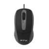 MOUSE FTX M56 1000DPI/3 BOT/USB/NEGRO