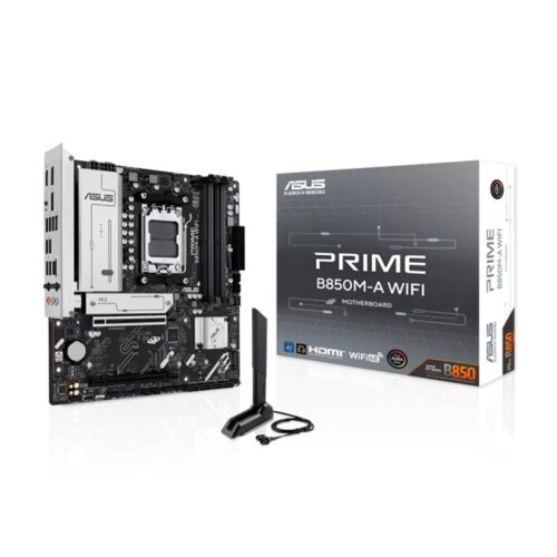 PLACA MADRE ASUS B850M-A WIFI PRIME DDR5 AM5/S/R/HDMI/DP/3M2/USB3.2/MATX