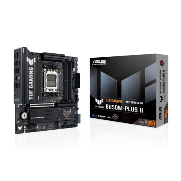 PLACA MADRE ASUS B850M-PLUS II TUF GAMING DDR5 AM5/S/R/HDMI/DP/3M2/USB3.2/MATX