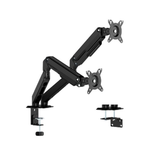 SOPORTE FTX PARA 2 MONITORES 17" A 32" C096E 9KG/ART/INC/GIR/ROT180/NEGRO