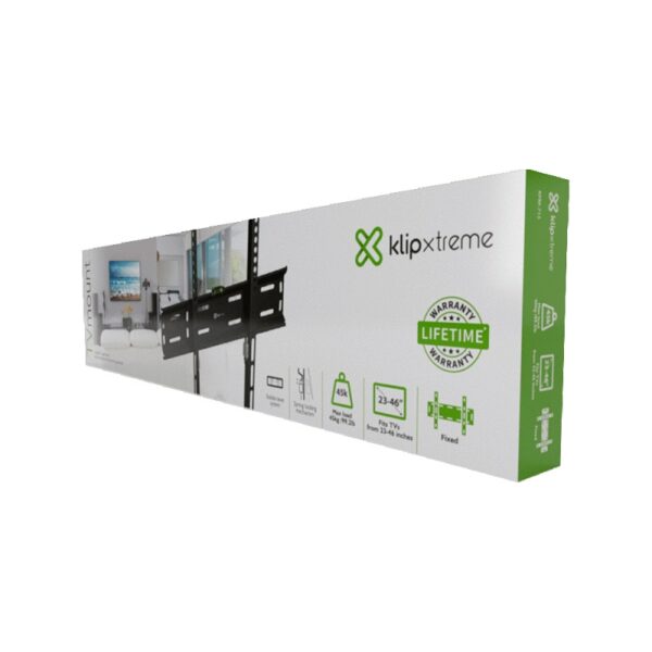 SOPORTE KLIP XTREME PARA TV 23" A 46" KPM-715 45KG/FIJO/NEG
