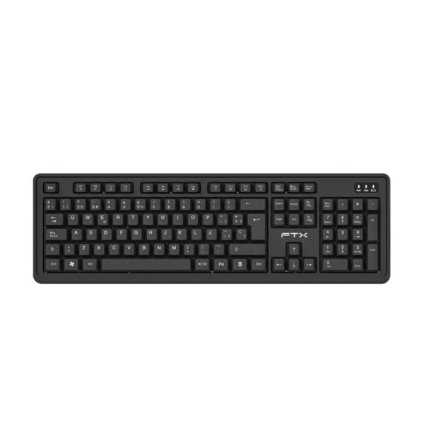 TECLADO FTX KW46 NUM/ESP/WIR/NEGRO