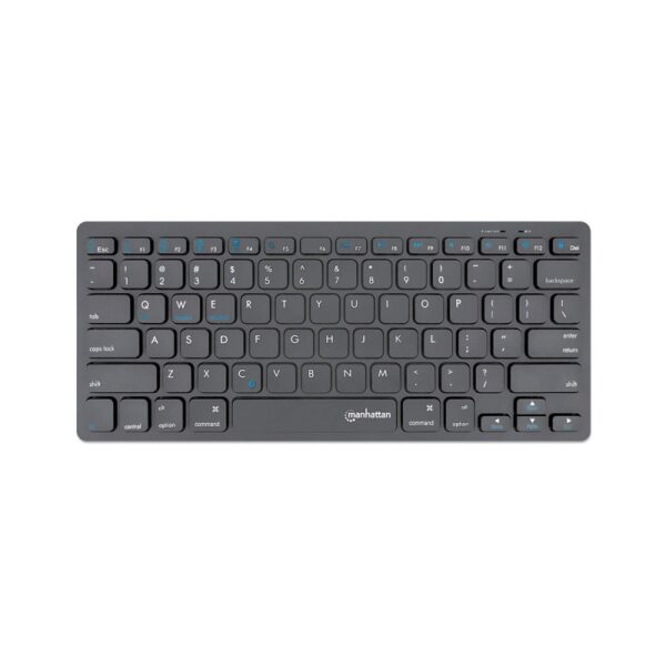 TECLADO MANHATTAN WIR/BT 179935 ULTRA SLIM ING/NEG