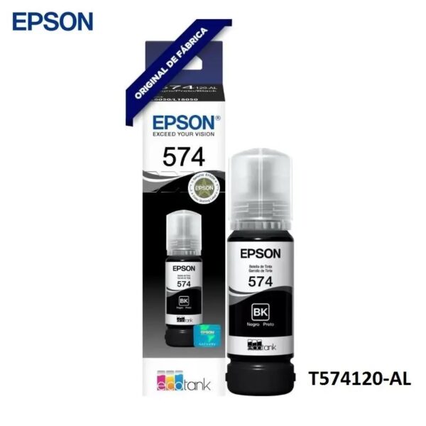 TINTA EPSON T574 120 NEGRO L8050 T574120-AL 70ML
