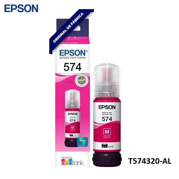 TINTA EPSON T574 320 MAGENTA L8050 T574320-AL 70ML