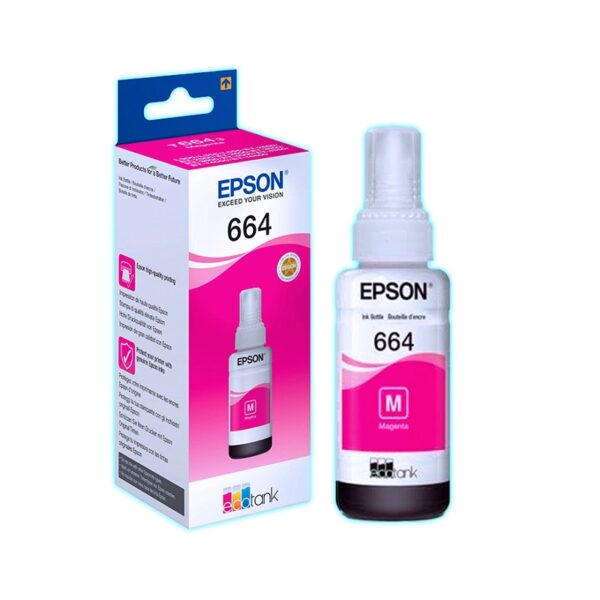 TINTA EPSON T664320 L210/365/555 MAGENTA