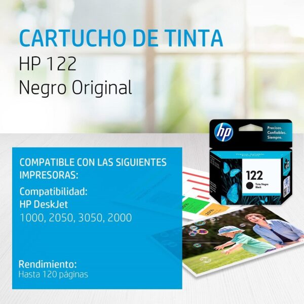 TINTA HP 122 NEGRO CH561HL 2ML