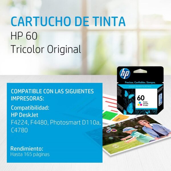 TINTA HP 60 COLOR CC643WL 6,5ML
