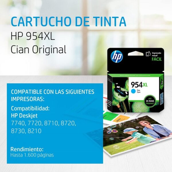 TINTA HP L0S62AL 954XL CYAN