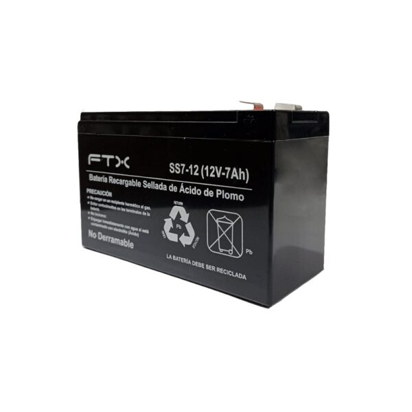 UPS FTX BATERIA RECARGABLE 12V 7A SS7-12