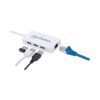 HUB USB-C 3.0 + RED MANHATTAN 507608 3 PUERTOS/5 GBPS/GIGABIT BLANCO