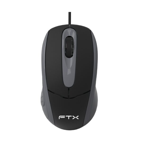 MOUSE FTX M56 1000DPI/3 BOT/USB/NEGRO