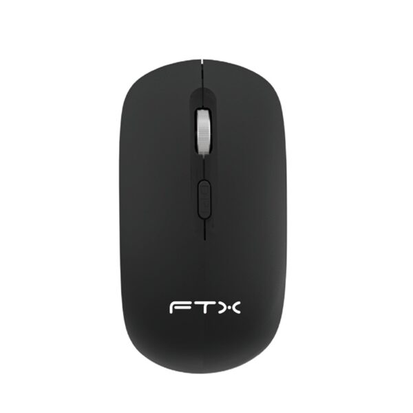 MOUSE FTX MW71 1600DPI/4 BOT/WIR/NEGRO