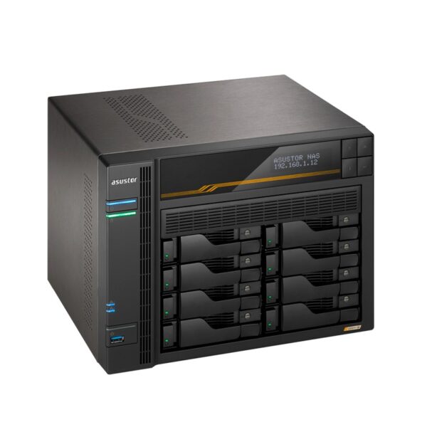 NAS ASUSTOR AS6808T QC 2.3/8BAY/16G/4-GBLAN/4 M.2/2USB4/3USB3.2