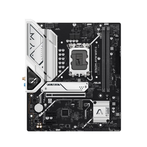 PLACA MADRE ASUS B760M-AYW WIFI II LGA1700 DDR5/S/R/HDMI/2M2/USB3.2/MATX