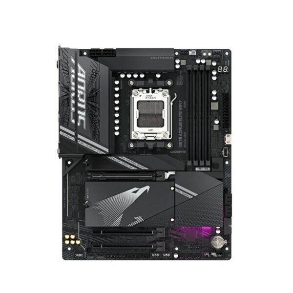 PLACA MADRE X870 AORUS ELITE WIFI7 DDR5 AM5/S/R/HDMI/4M2/USB3.2/ATX