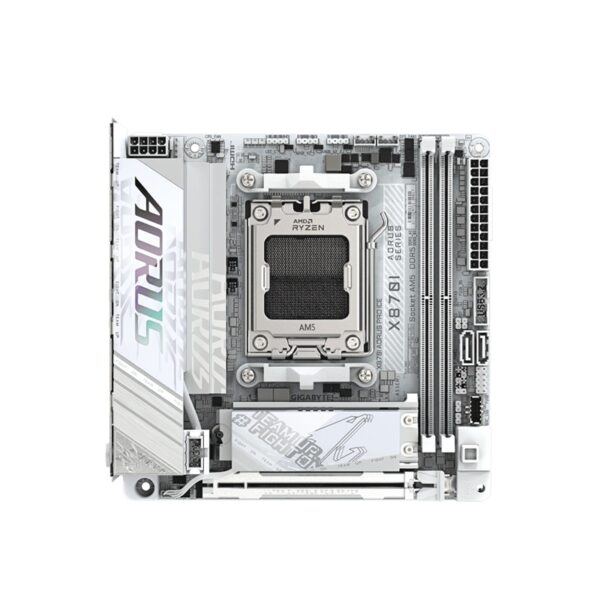 PLACA MADRE X870I AORUS PRO ICE DDR5 AM5/S/R/HDMI/2M2/WIFI/USB/MITX