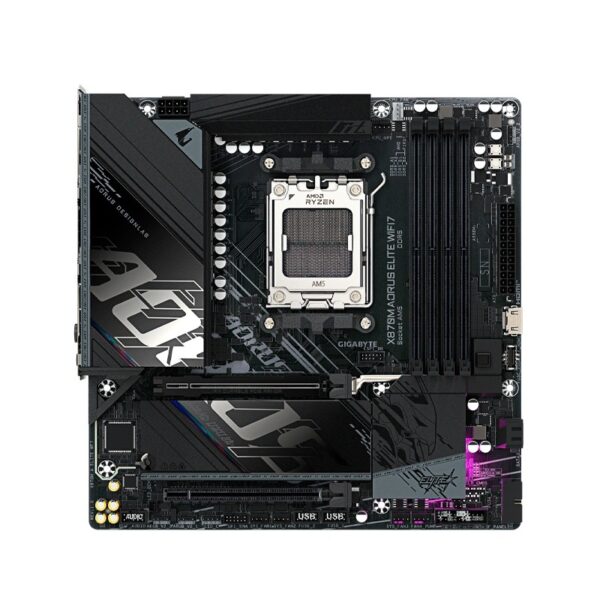 PLACA MADRE X870M AORUS ELITE WIFI7 DDR5 AM5/S/R/HDMI/2M2/USB4/MATX