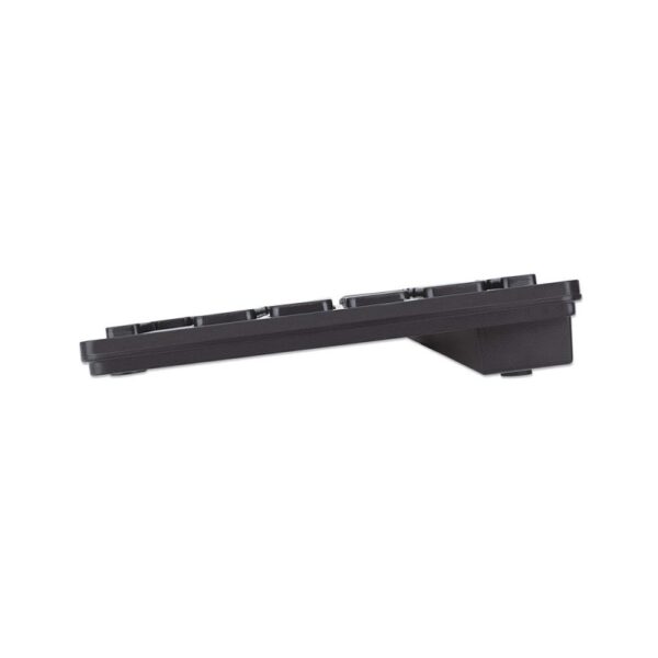 TECLADO MANHATTAN WIR/BT 179935 ULTRA SLIM ING/NEG