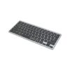 TECLADO MANHATTAN WIR/BT 180559 DUAL-MODE ULTRA SLIM ING NEG/PLAT
