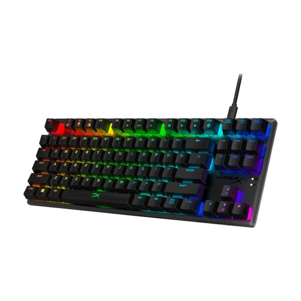 TECLADO USB GAMER HYPERX 4P5P2AA ABA ALLOY O. CORE MEC BLUE/ING/RGB