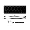 TECLADO USB GAMER HYPERX HKBO1S-AB-US/G ALLOY O. 60 MEC AQUA/ING/RGB NEG