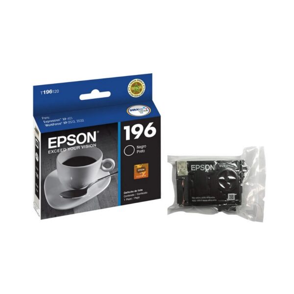 TINTA EPSON EXPRESSION T196120-AL NEGRO P/XP-401/WF25XX 5ML