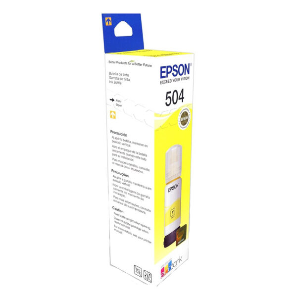 TINTA EPSON T504 420 AMARILLO L41XX/L42XX/L61XX T504420-AL 70ML
