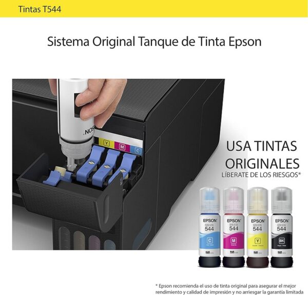 TINTA EPSON T544520-4P PACK NEG/CY/MAG/AMARILLO L3110