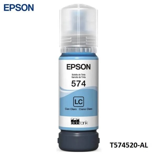 TINTA EPSON T574 520 LIGHT CIANO L8050 T574520-AL 70ML
