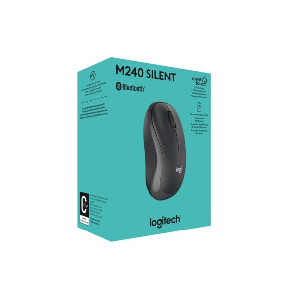 MOUSE LOGITECH 910-007113 M240 WIR NEGRO/BT/SILENT
