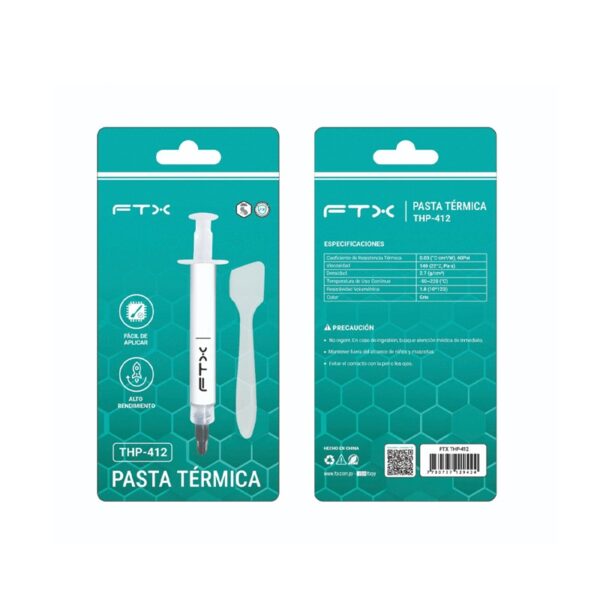 PASTA TERMICA FTX THP-412 4GR 1.2 W/M.K