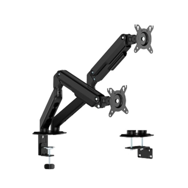 SOPORTE FTX PARA 2 MONITORES 17" A 32" C096E 9KG/ART/INC/GIR/ROT180/NEGRO
